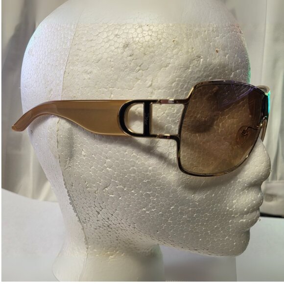 Dior Gold & Brown Gradient Wrap-Around Lens - PRECOLL 1 Sunglasses - Never Worn - Picture 13 of 13